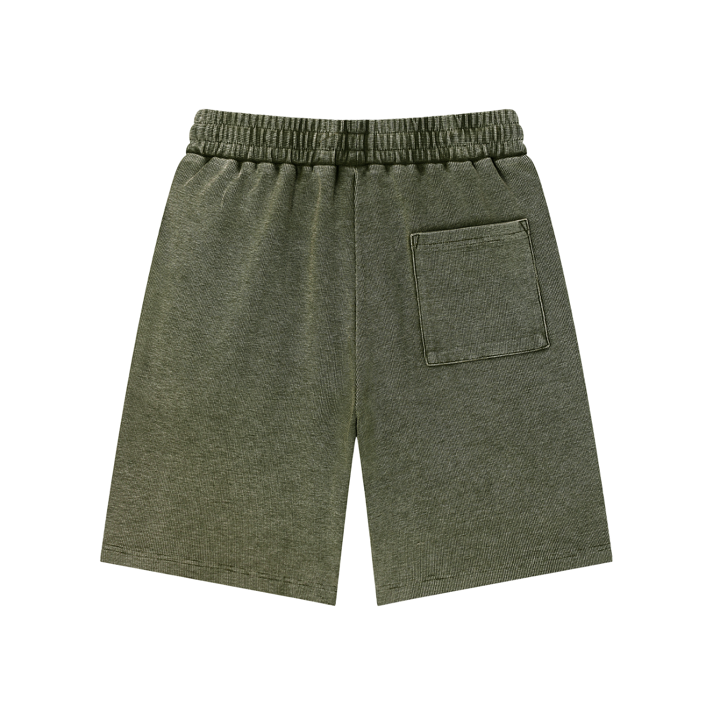 Mineral Wash Waffle Knit Shorts