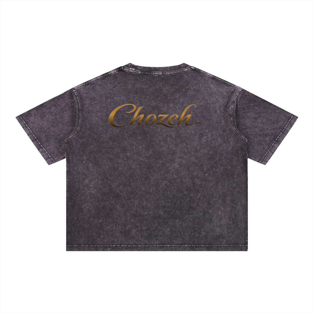 Mineral Wash Boxy Cotton T-Shirt