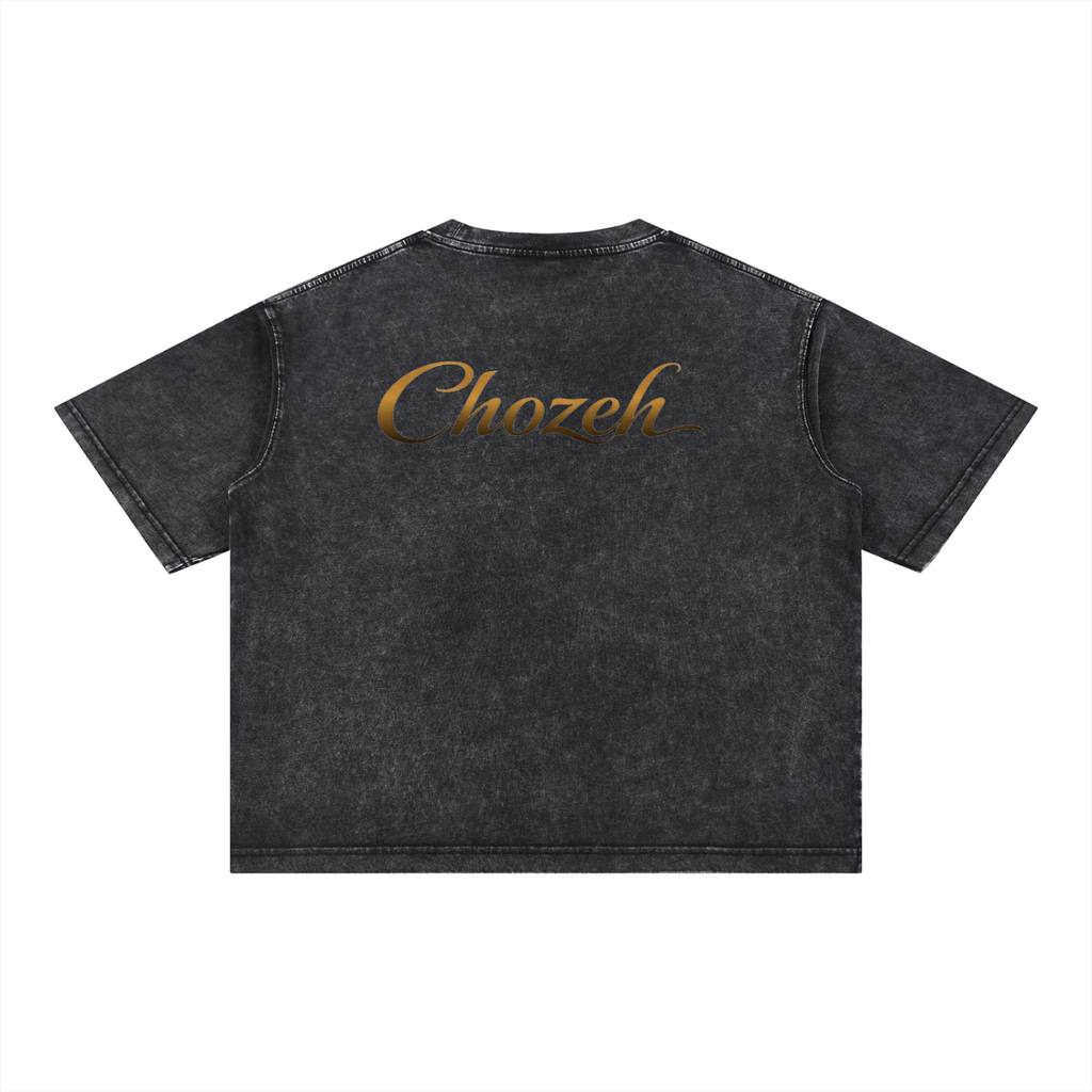 Mineral Wash Boxy Cotton T-Shirt