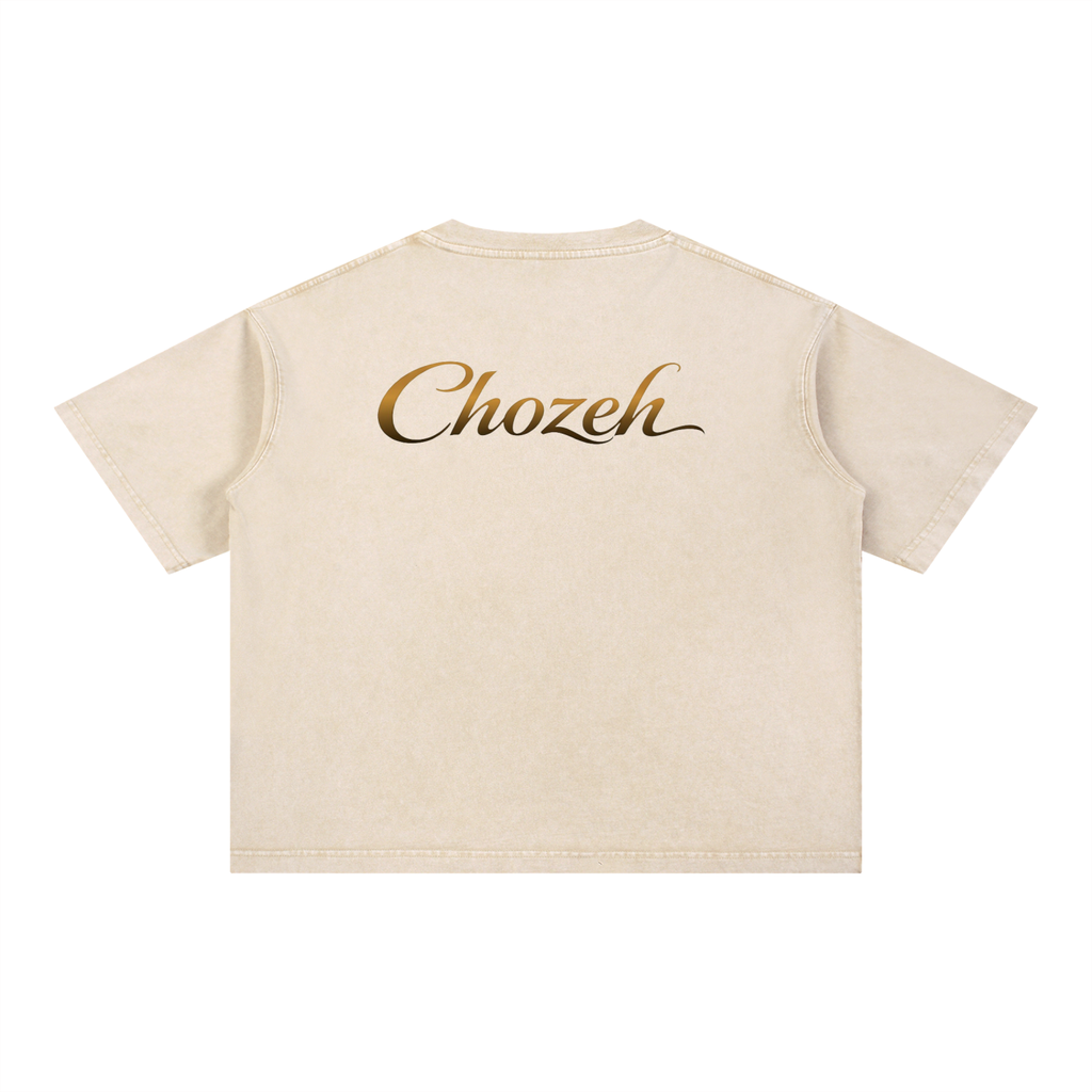 Mineral Wash Boxy Cotton T-Shirt