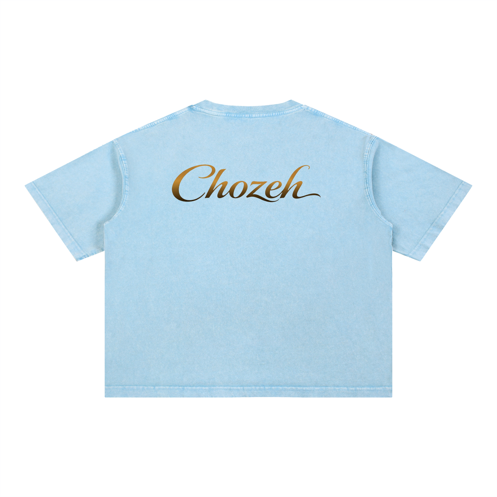 Mineral Wash Boxy Cotton T-Shirt