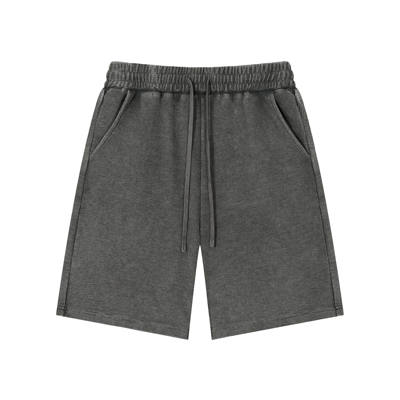 Mineral Wash Waffle Knit Shorts