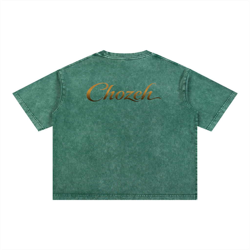 Mineral Wash Boxy Cotton T-Shirt