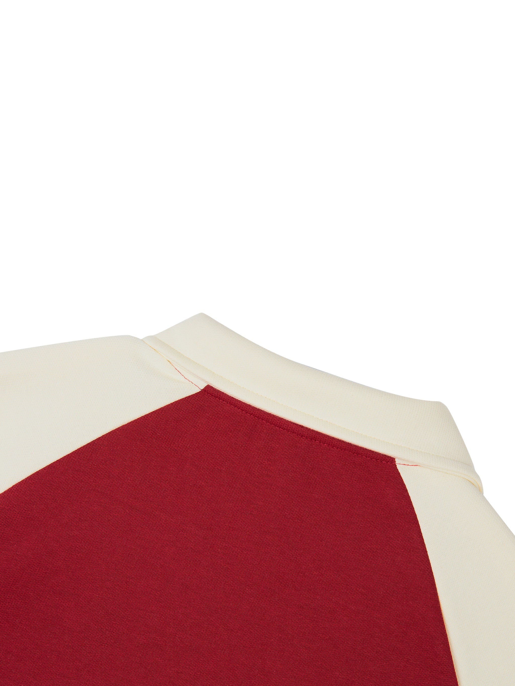 Contrast Raglan Sleeve Baseball Jacket