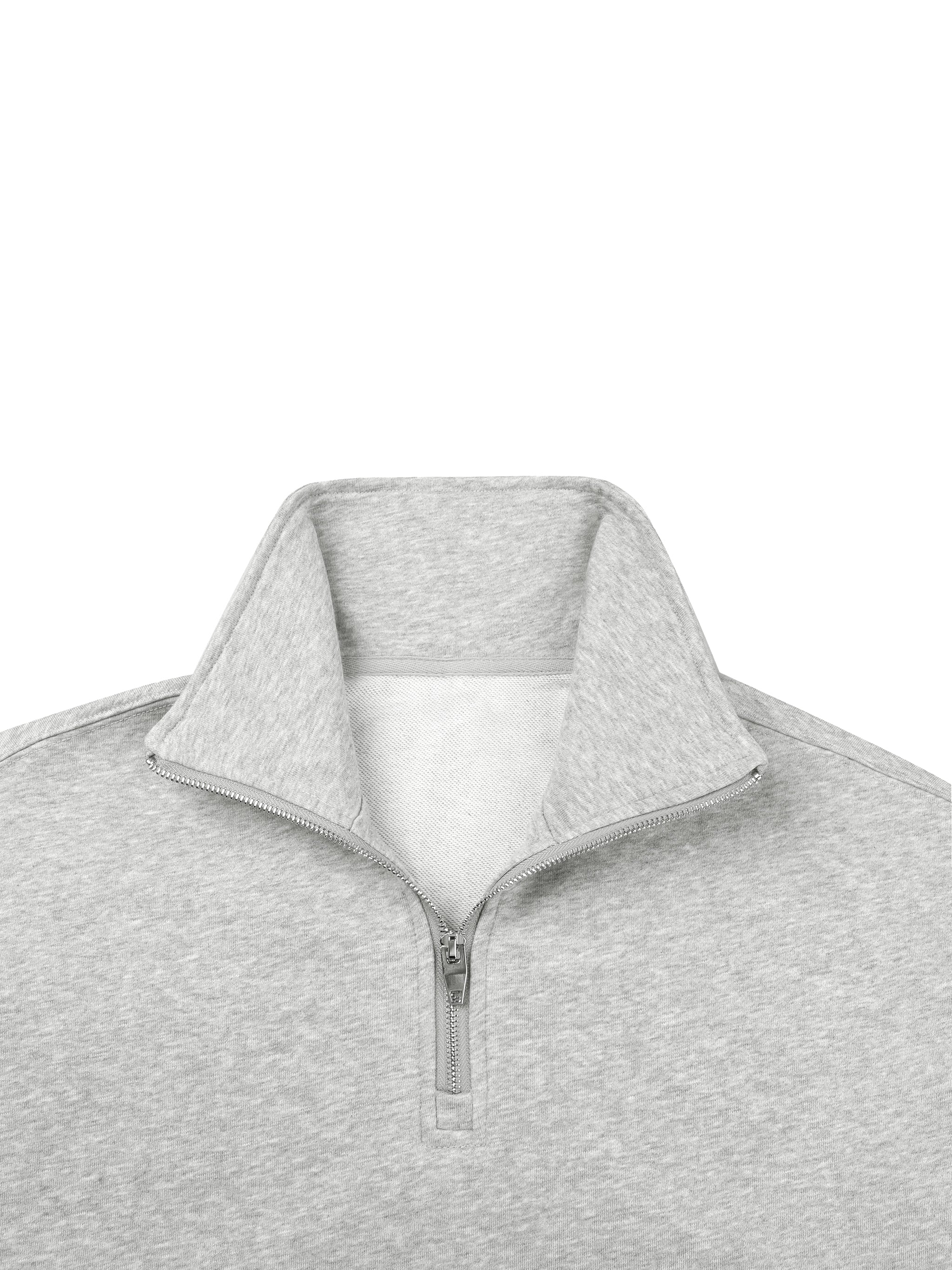 Quarter-Zip Drop Shoulder Sweatshirt