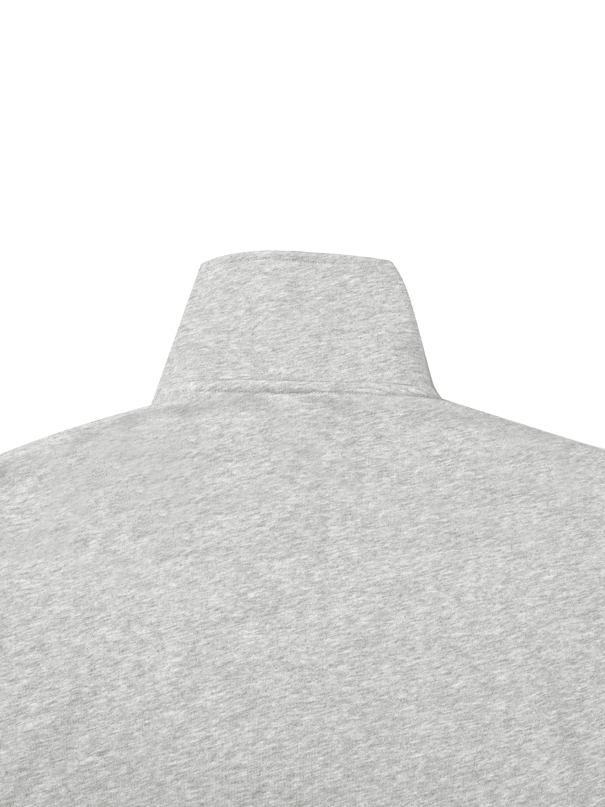 Quarter-Zip Drop Shoulder Sweatshirt