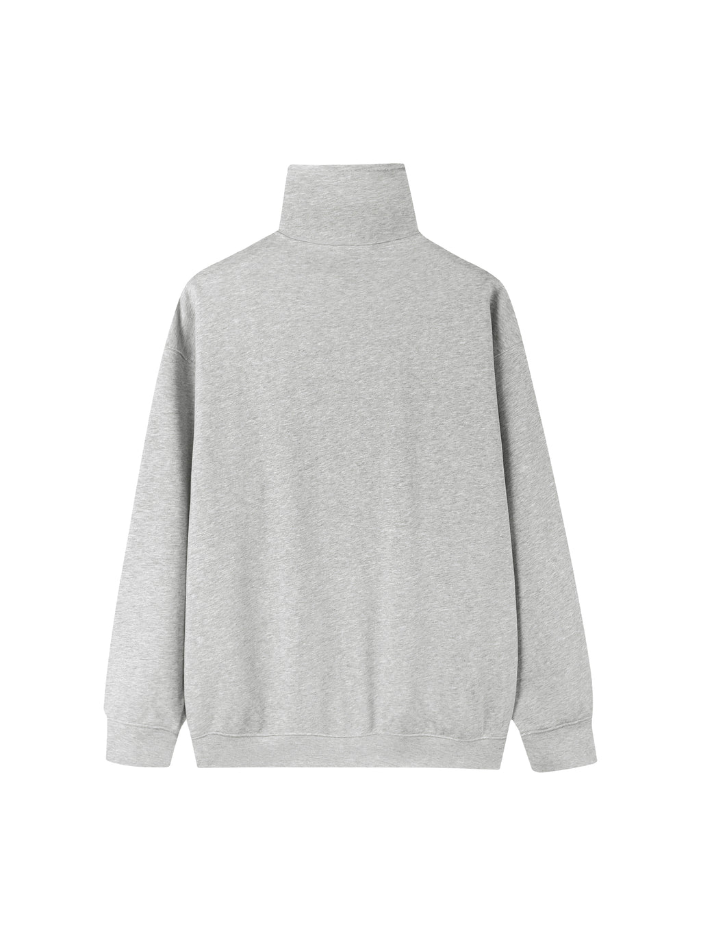 Quarter-Zip Drop Shoulder Sweatshirt