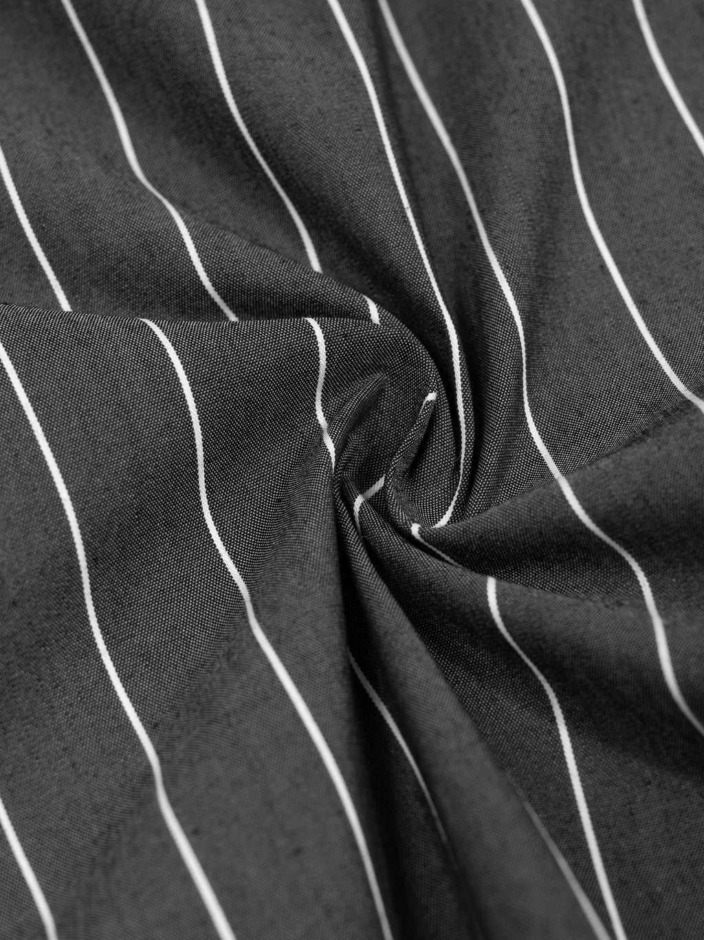 Unisex Striped Boxy Button-Up Shirt