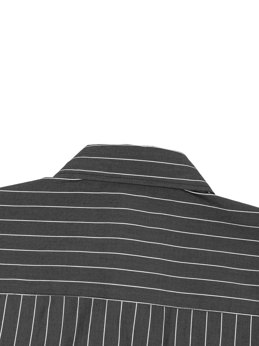 Unisex Striped Boxy Button-Up Shirt