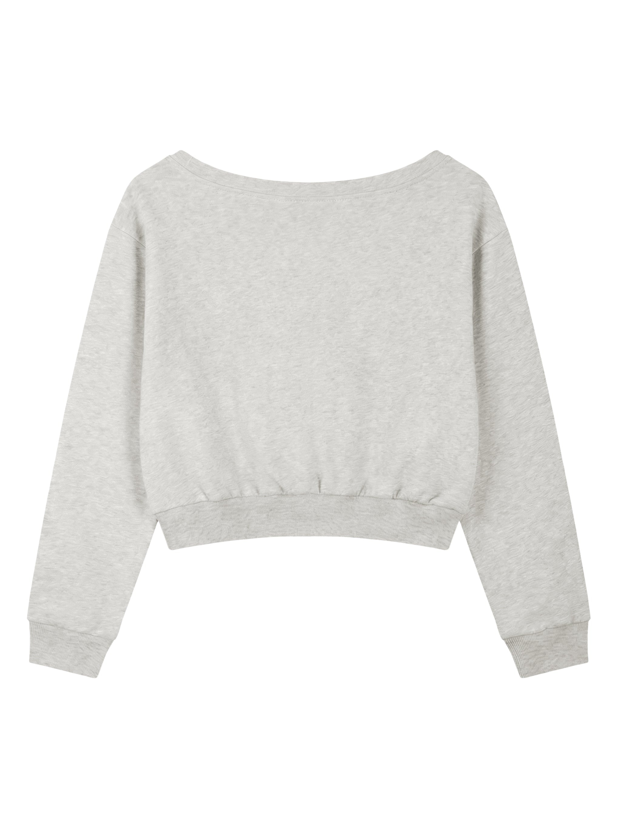 Women's Off-Shoulder Sweatshirt