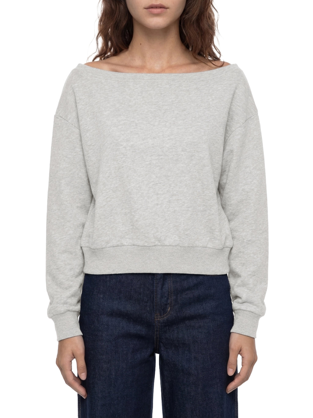 Women's Off-Shoulder Sweatshirt