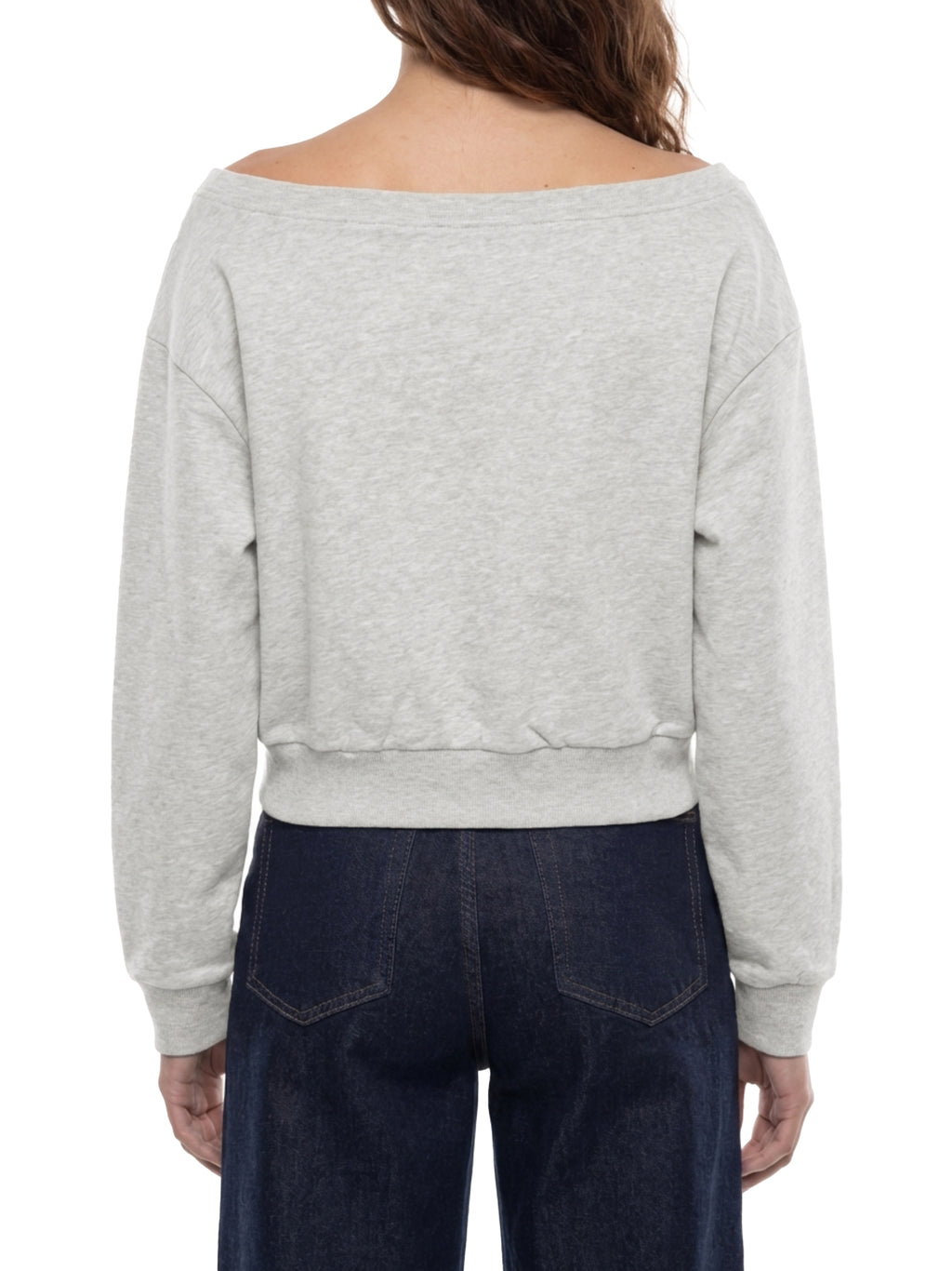 Women's Off-Shoulder Sweatshirt